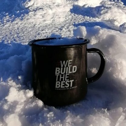 Kinema Emaille-Tasse<br />>>We build the Best<< – Bild 2