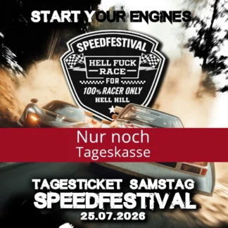 SPEEDFESTIVAL Festival Pass / Samstag